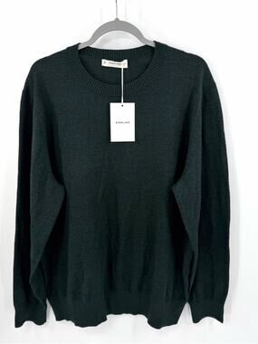 Everlane the No Sweat Sweater in green Size XL